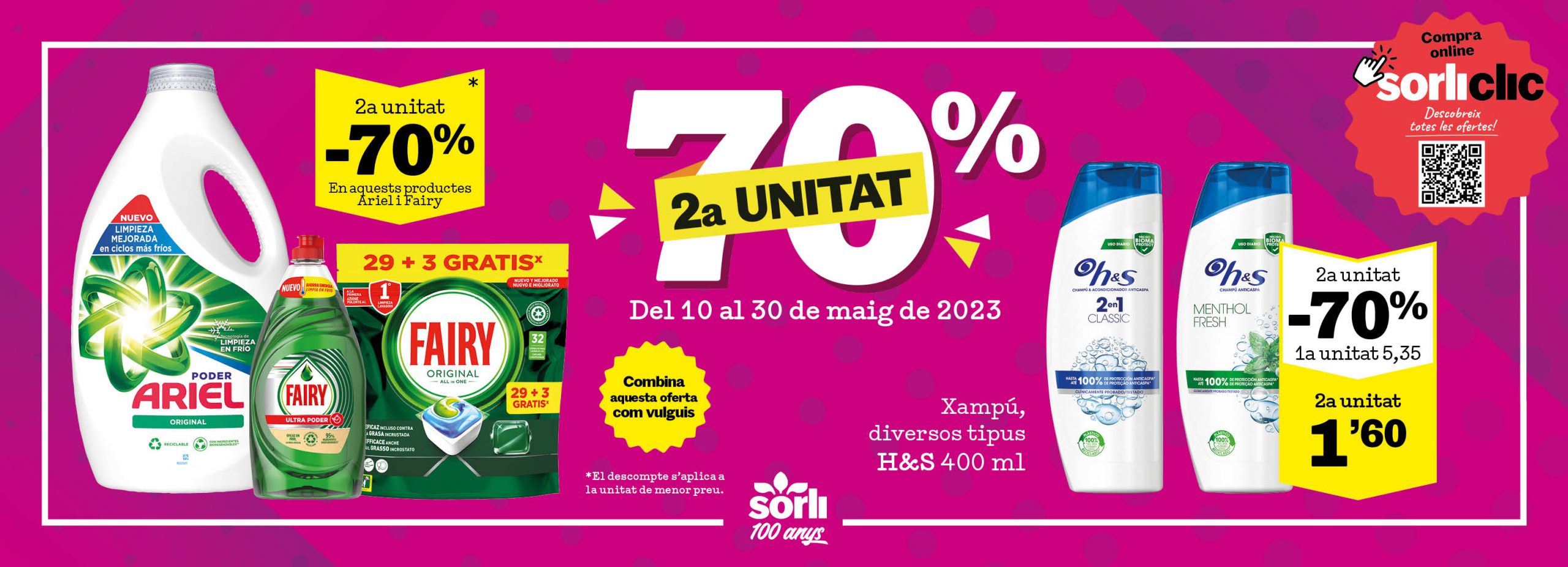 Especial 2a unitat amb el 70% de descompte a Sorli!