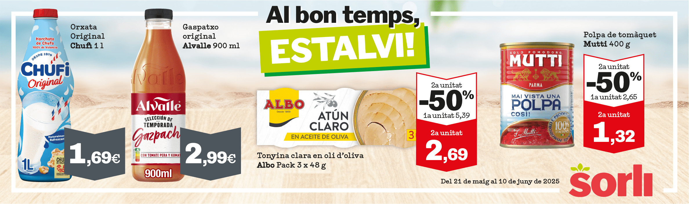 Al bon temps, estalvi a Sorli!